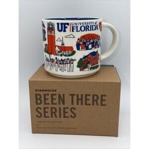 Starbucks UF University of Florida Gators Campus Been There Mug NEW IN BOX  logo